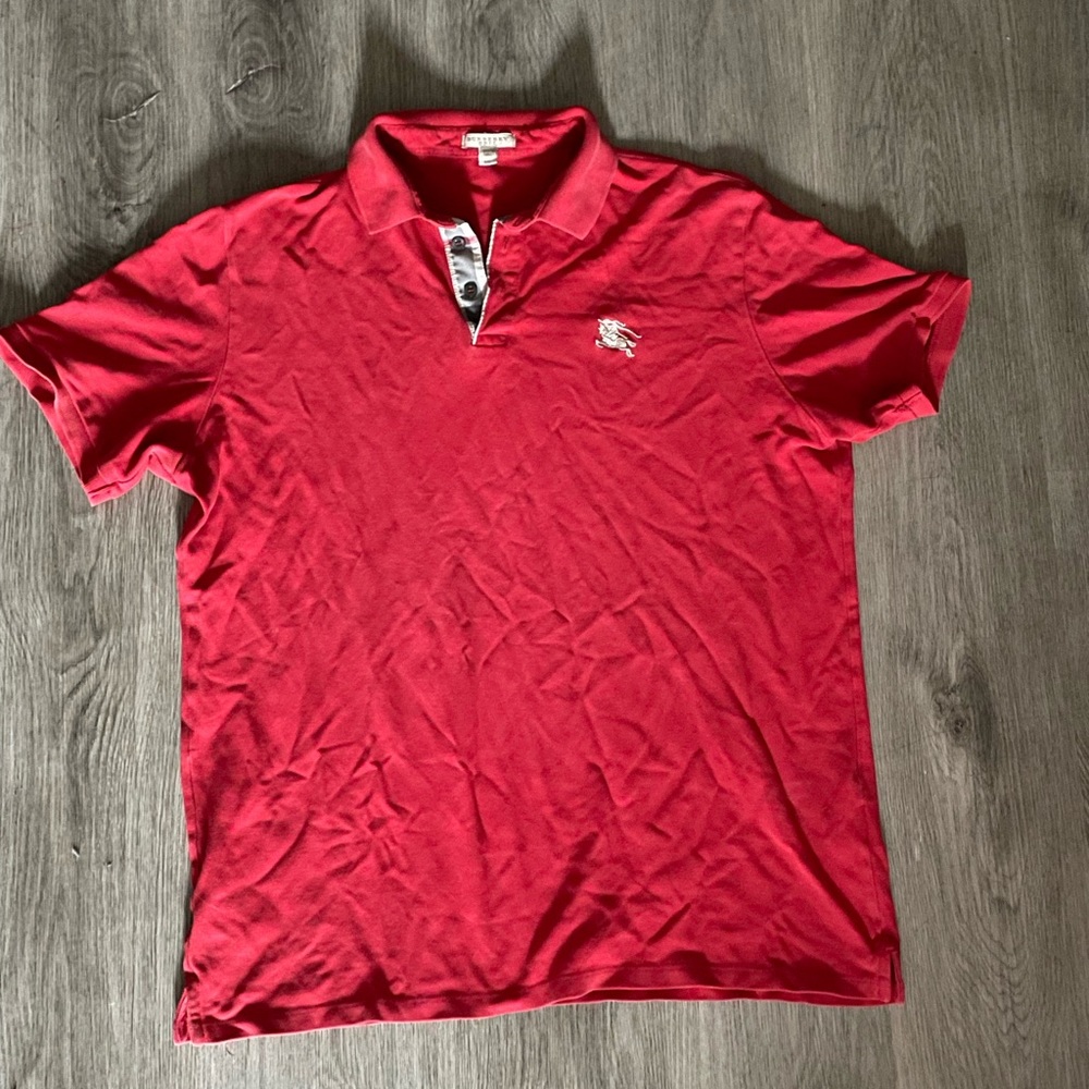 Burberry Red Polo Vibrant Style